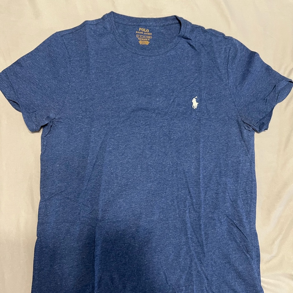 Polo by Ralph Lauren Men's Blue T-Shirt